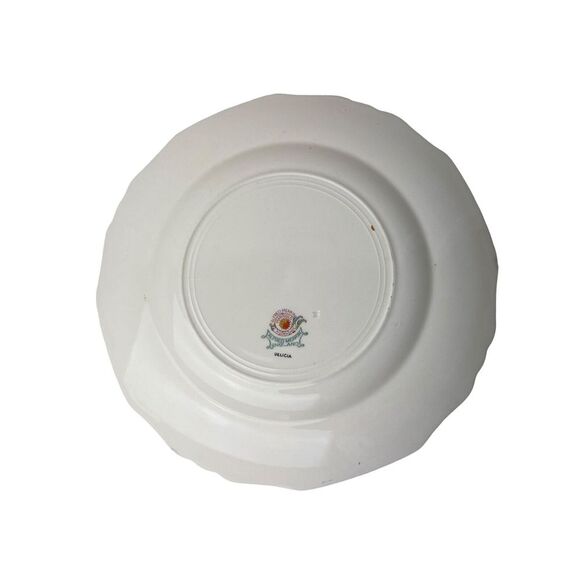 Alfred Meakin Marigold Delicia 10" Dinner Plate Astoria Shape Art Deco Windmill - Picture 3 of 4